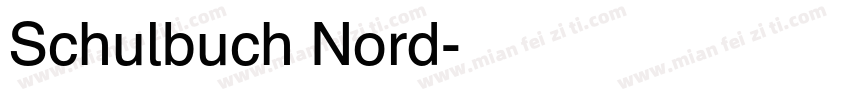 Schulbuch Nord字体转换